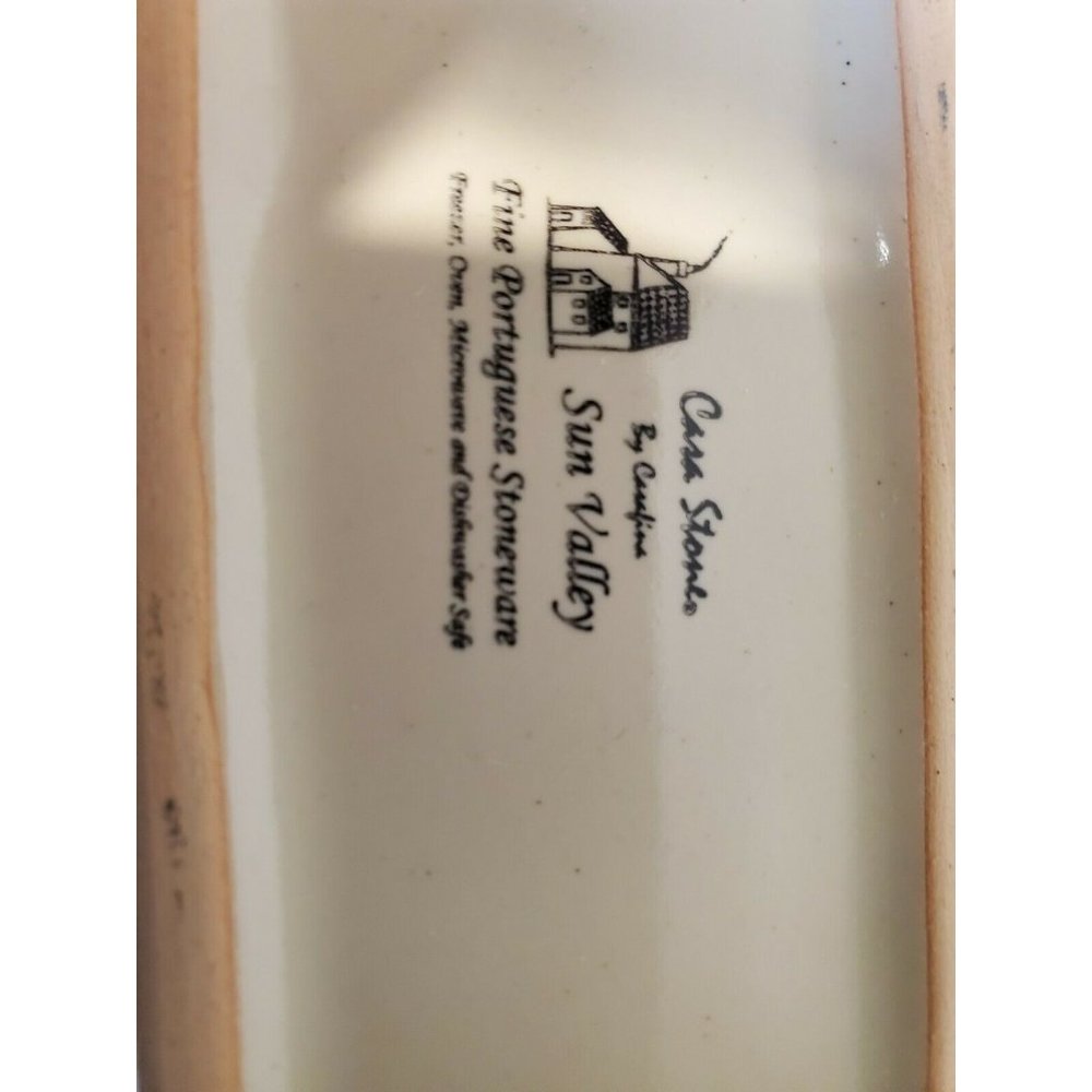 Sun Valley Avocado Casa Stromlo Ceramic Serving Dish. 14" x 4"
